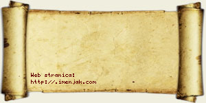 Jasmina Vujačić vizit kartica